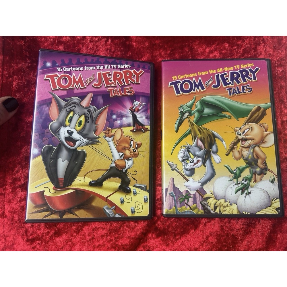 Lot of 2 Tom and Jerry Tales 30 Cartoons 2 Brand New DVD's Volumes 3 and 6